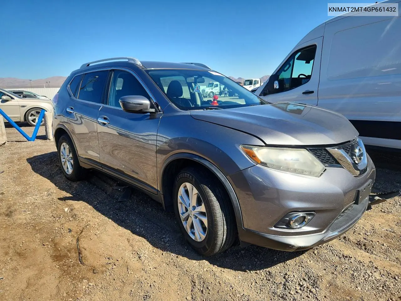 2016 NISSAN ROGUE VIN KNMAT2MT4GP661432 — фото 4