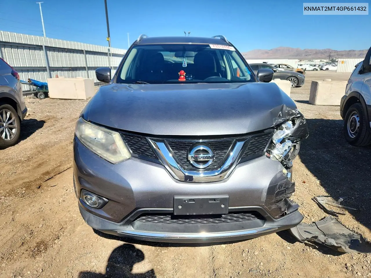 2016 NISSAN ROGUE VIN KNMAT2MT4GP661432 — фото 5