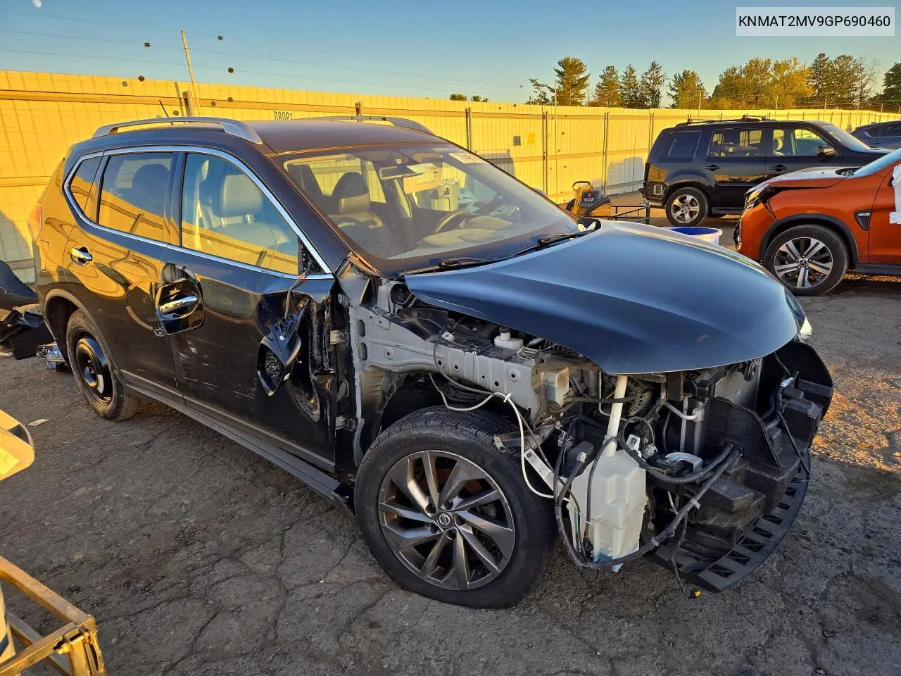 2016 NISSAN ROGUE VIN KNMAT2MV9GP690460 — фото 4