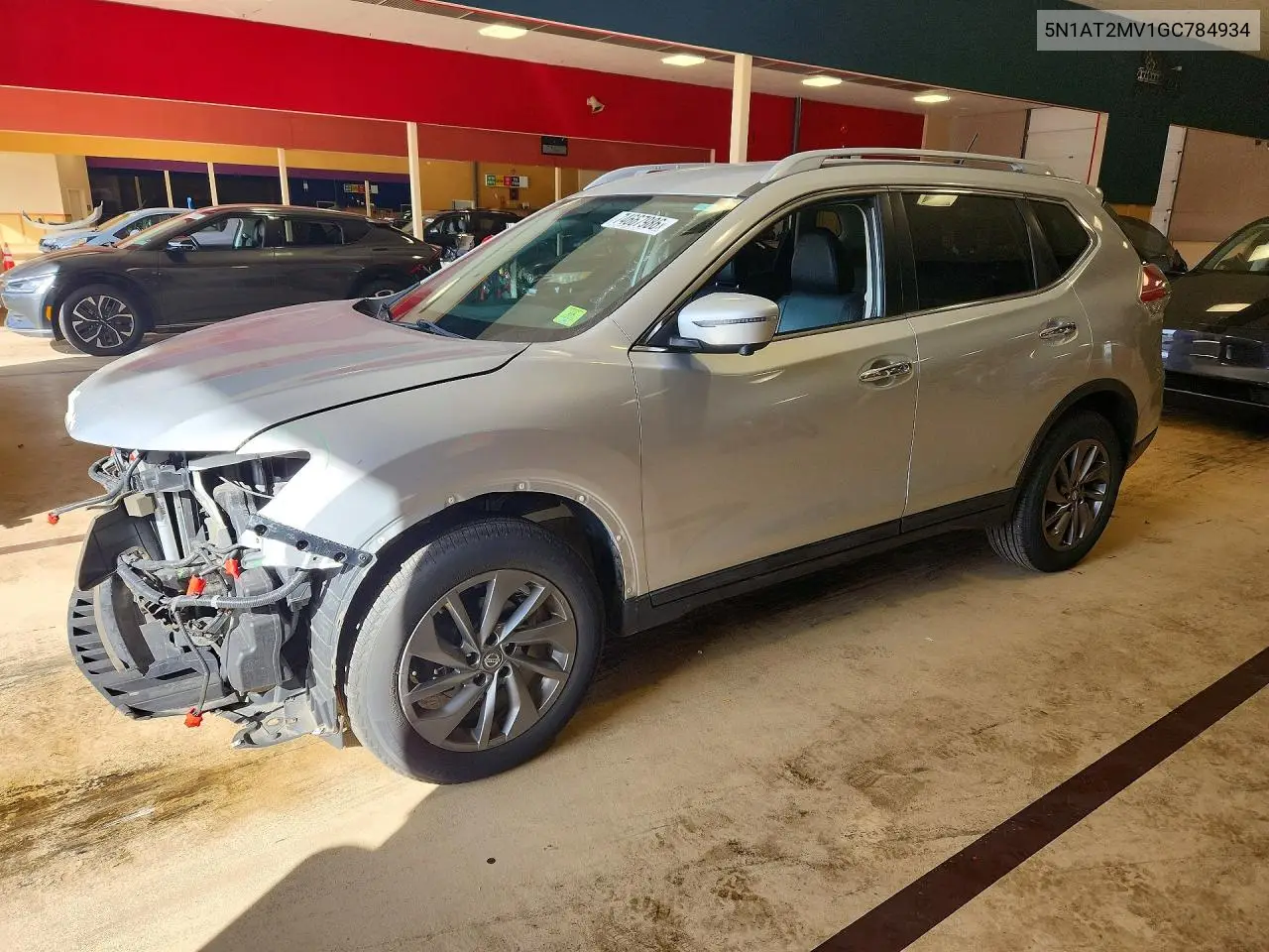 NISSAN ROGUE 2016, VIN 5N1AT2MV1GC784934