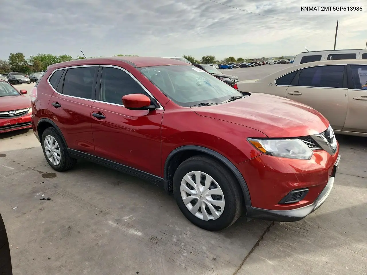 2016 NISSAN ROGUE VIN KNMAT2MT5GP613986 — фото 4