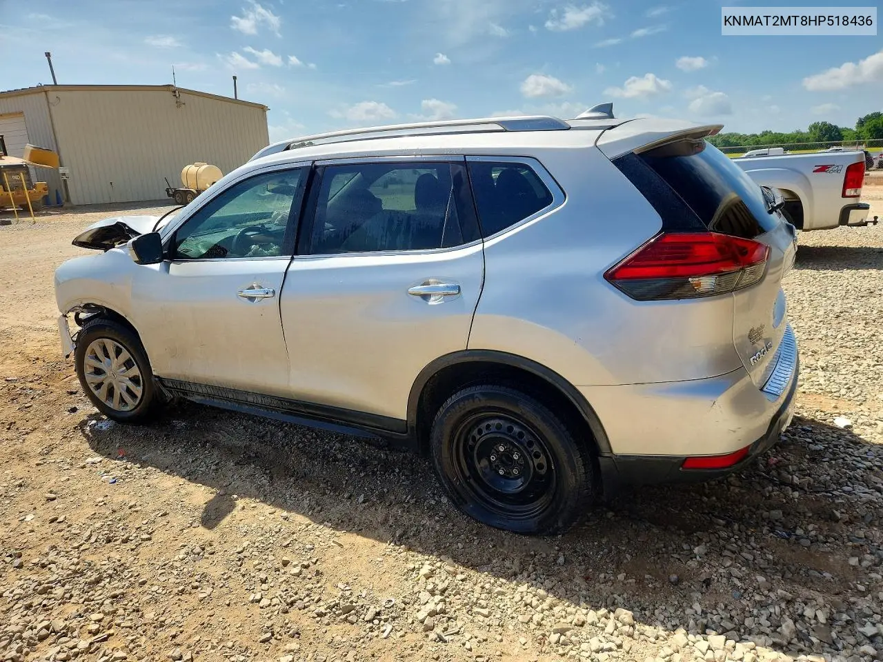 2017 NISSAN ROGUE VIN KNMAT2MT8HP518436 — фото 2