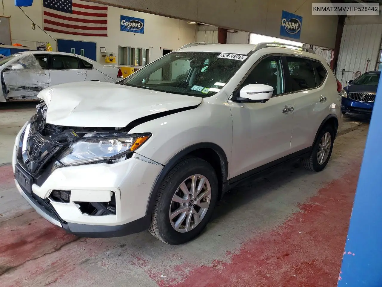 NISSAN ROGUE 2017, VIN KNMAT2MV7HP528442