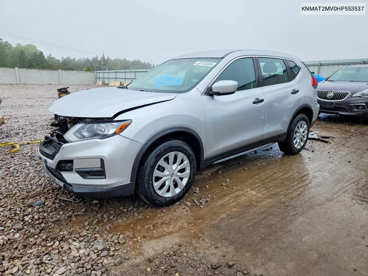 NISSAN ROGUE 2017, VIN KNMAT2MV0HP553537