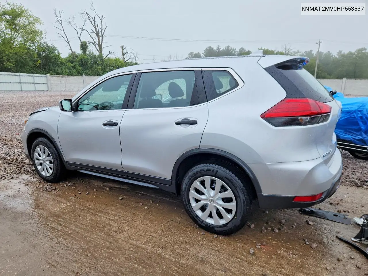 2017 NISSAN ROGUE VIN KNMAT2MV0HP553537 — фото 2