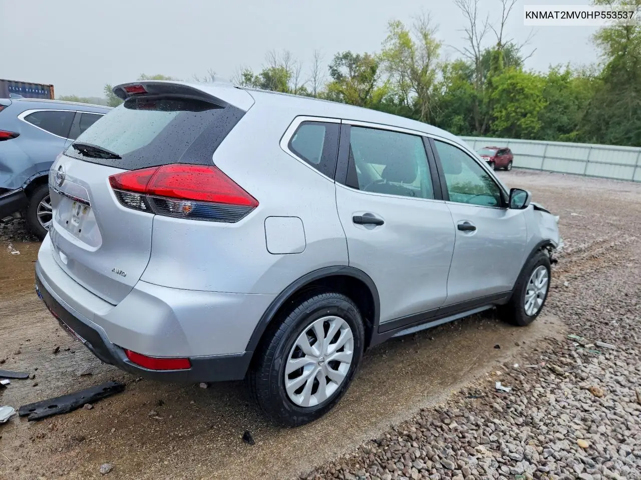 2017 NISSAN ROGUE VIN KNMAT2MV0HP553537 — фото 3
