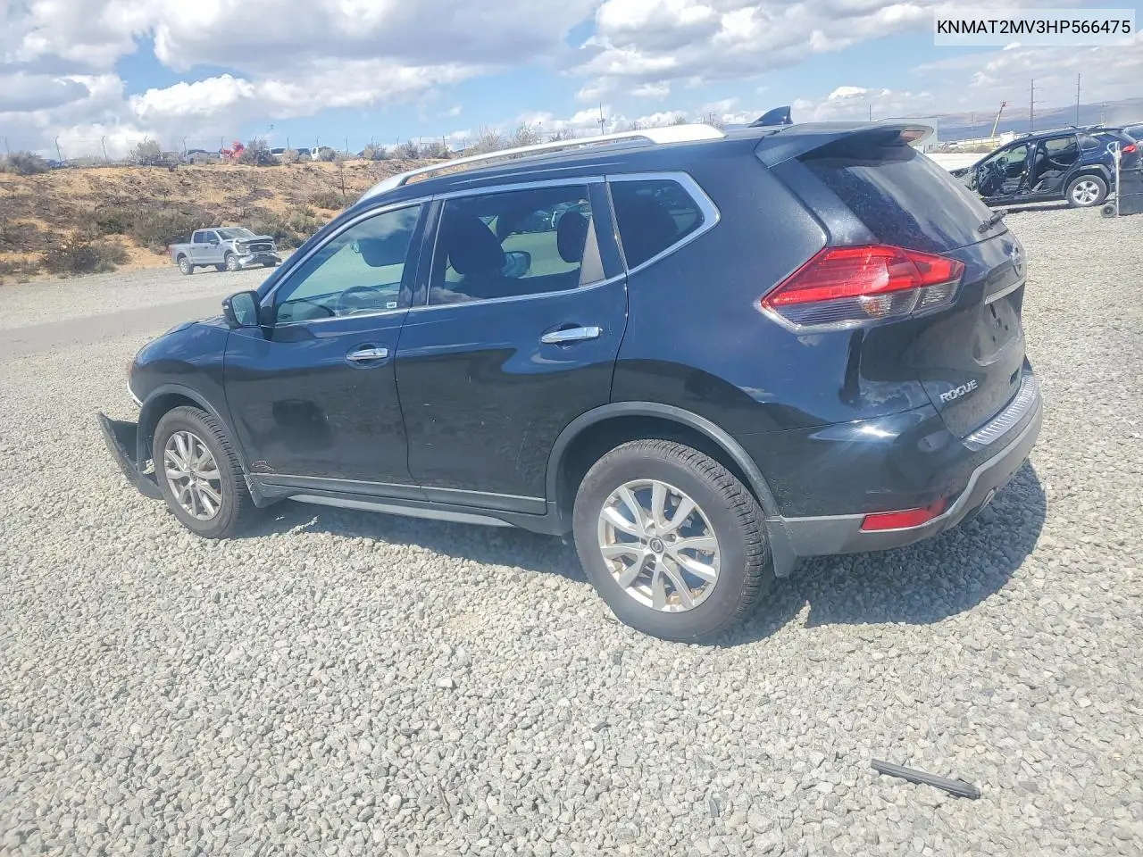 2017 NISSAN ROGUE VIN KNMAT2MV3HP566475 — фото 2
