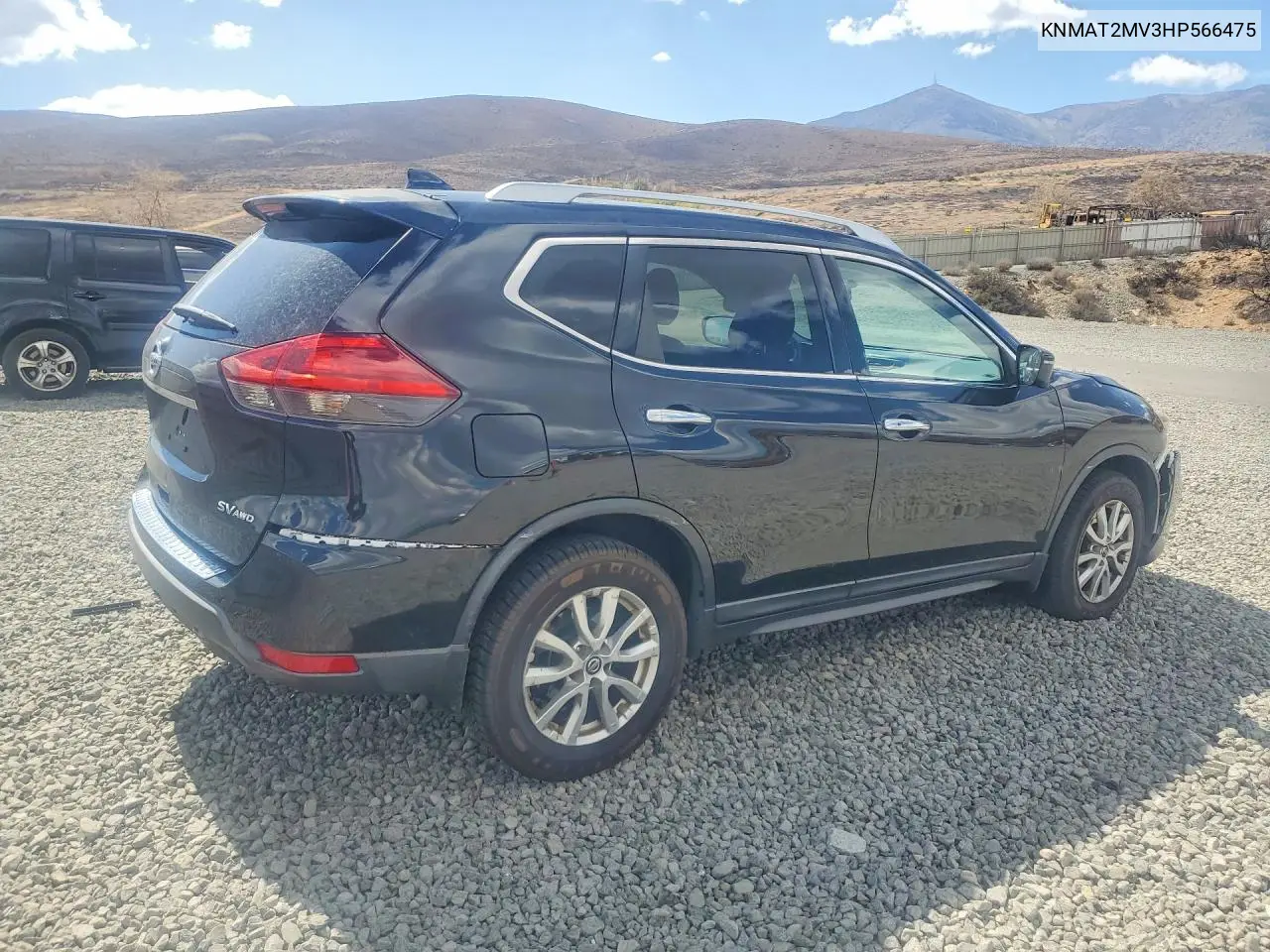 2017 NISSAN ROGUE VIN KNMAT2MV3HP566475 — фото 3