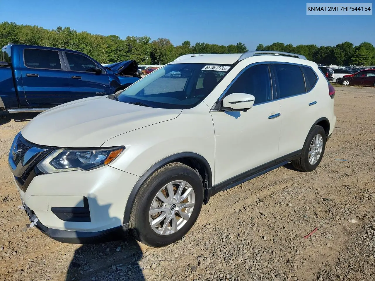 NISSAN ROGUE 2017, VIN KNMAT2MT7HP544154