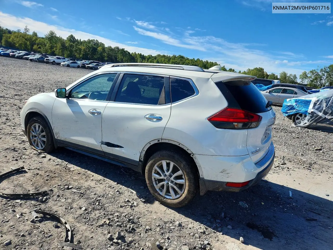 2017 NISSAN ROGUE VIN KNMAT2MV0HP601716 — фото 2