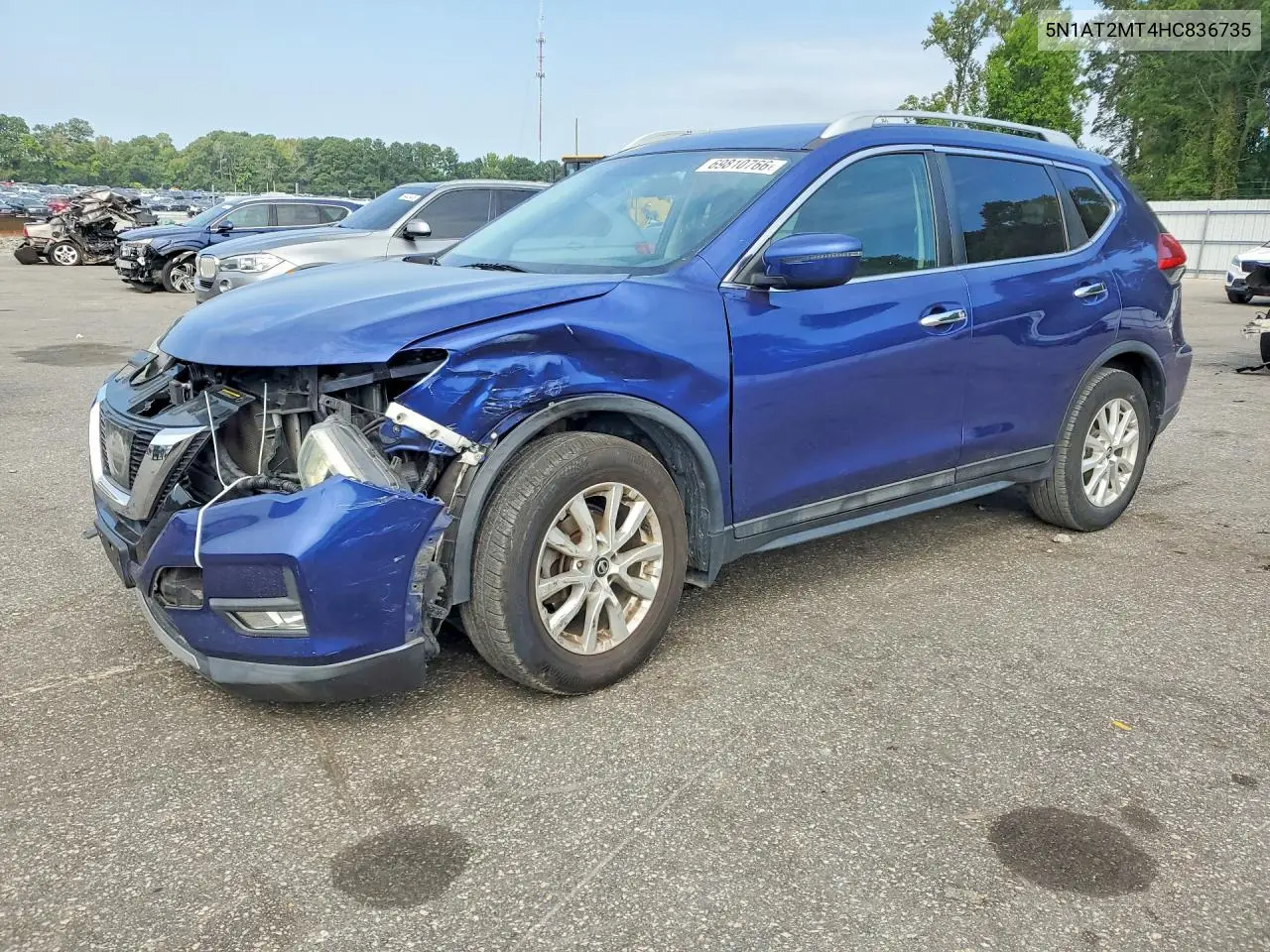 NISSAN ROGUE 2017, VIN 5N1AT2MT4HC836735