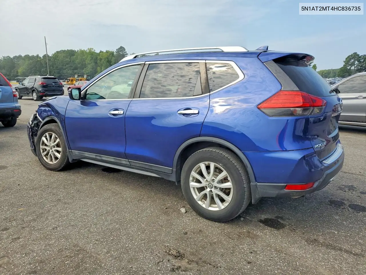 2017 NISSAN ROGUE VIN 5N1AT2MT4HC836735 — фото 2