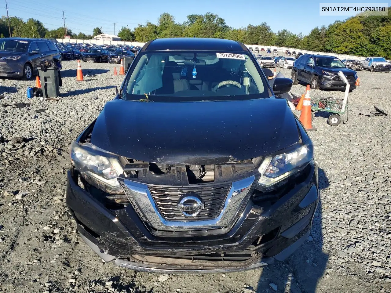 2017 NISSAN ROGUE VIN 5N1AT2MT4HC793580 — фото 5