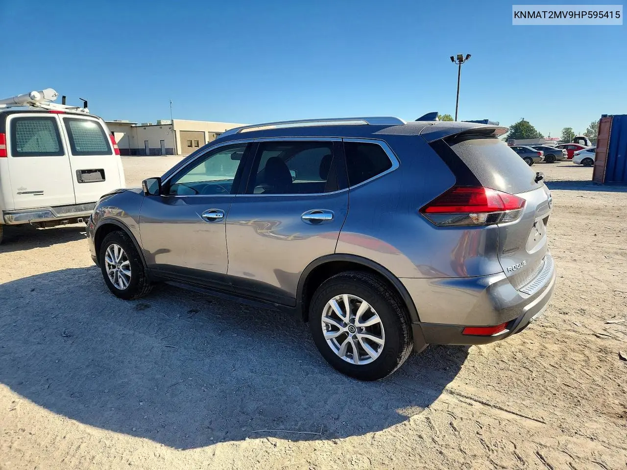 2017 NISSAN ROGUE VIN KNMAT2MV9HP595415 — фото 2