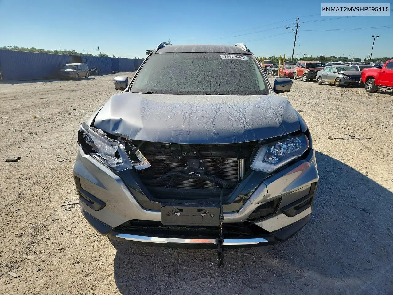 2017 NISSAN ROGUE VIN KNMAT2MV9HP595415 — фото 5