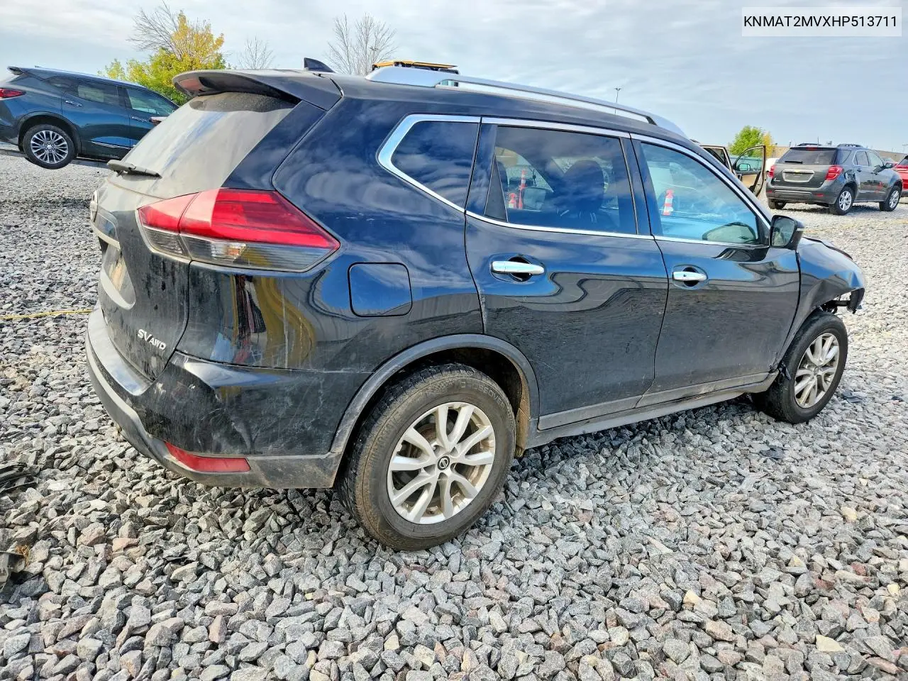 2017 NISSAN ROGUE VIN KNMAT2MVXHP513711 — фото 3