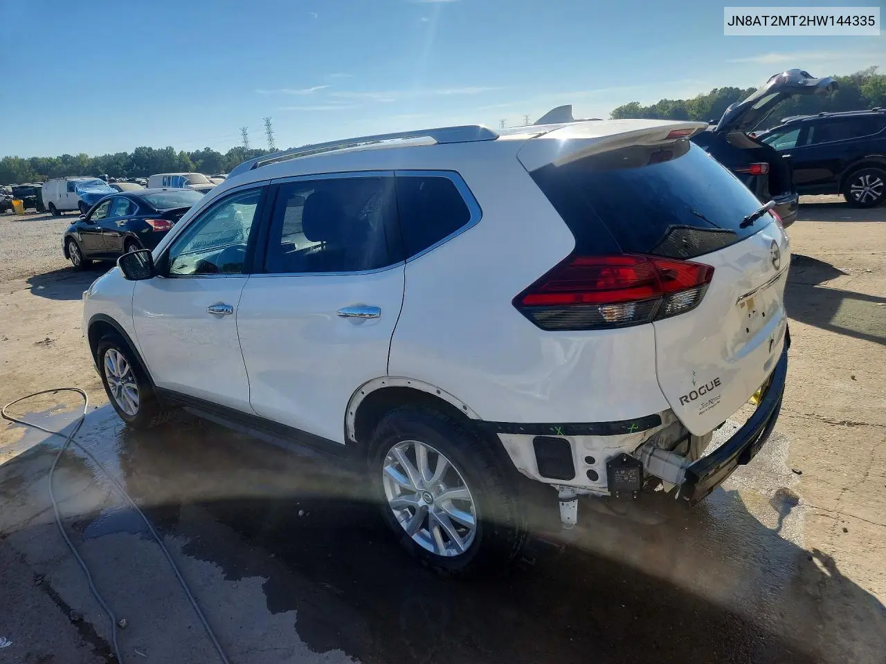 2017 NISSAN ROGUE VIN JN8AT2MT2HW144335 — фото 2