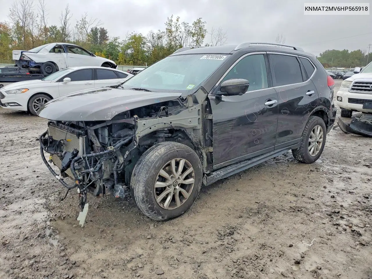 NISSAN ROGUE 2017, VIN KNMAT2MV6HP565918
