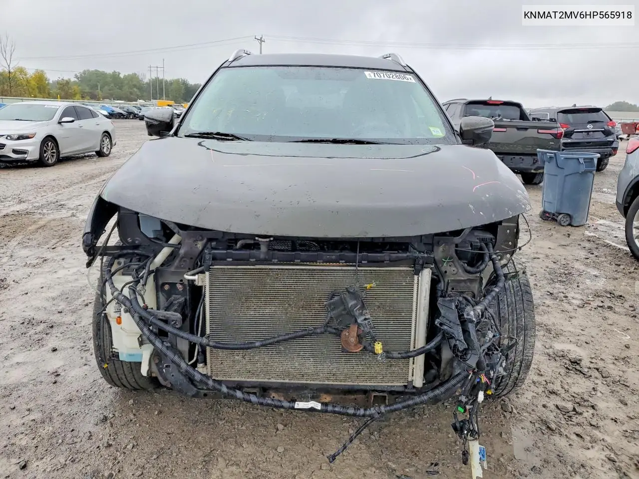 2017 NISSAN ROGUE VIN KNMAT2MV6HP565918 — фото 5