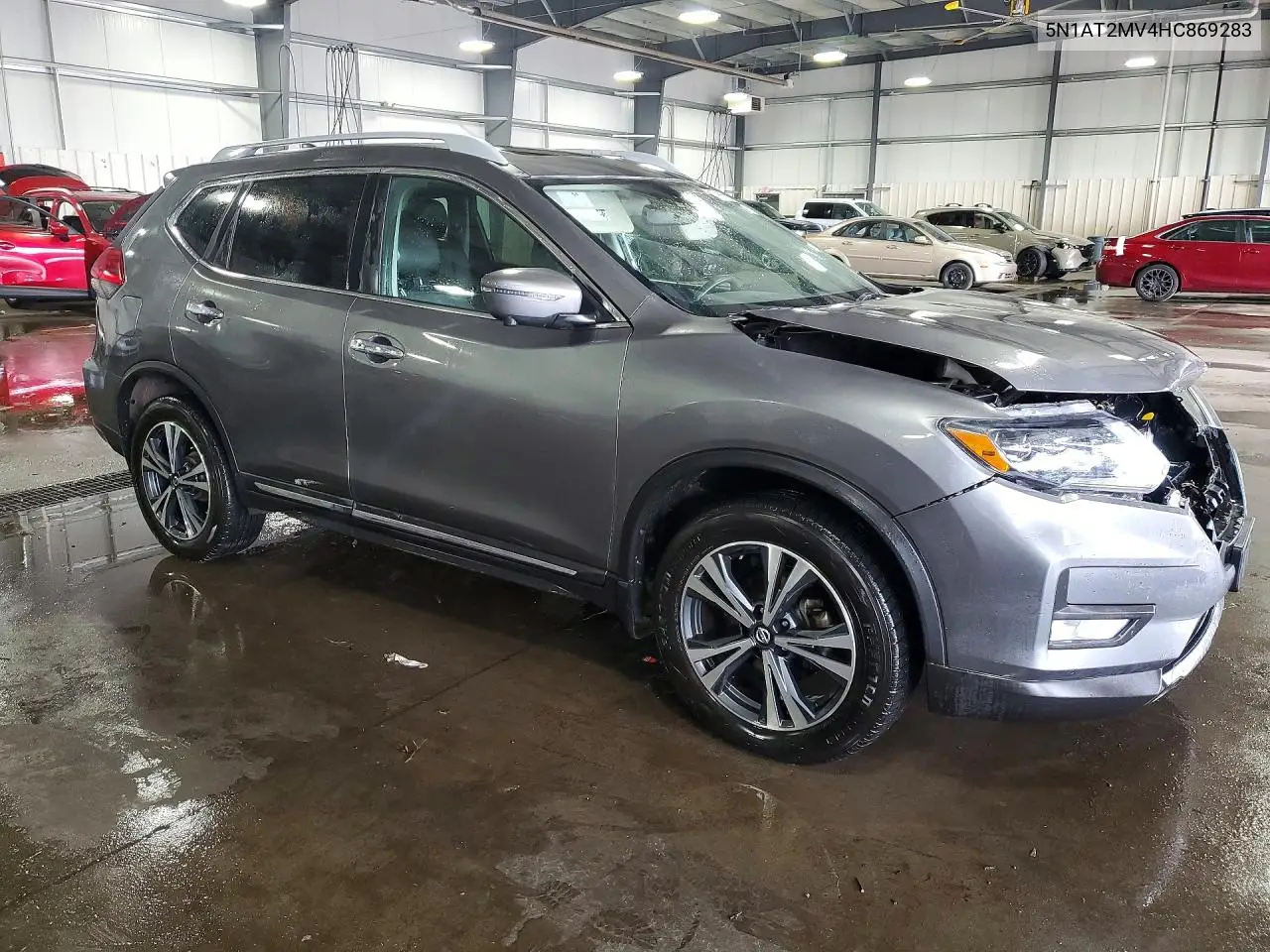 2017 NISSAN ROGUE VIN 5N1AT2MV4HC869283 — фото 4