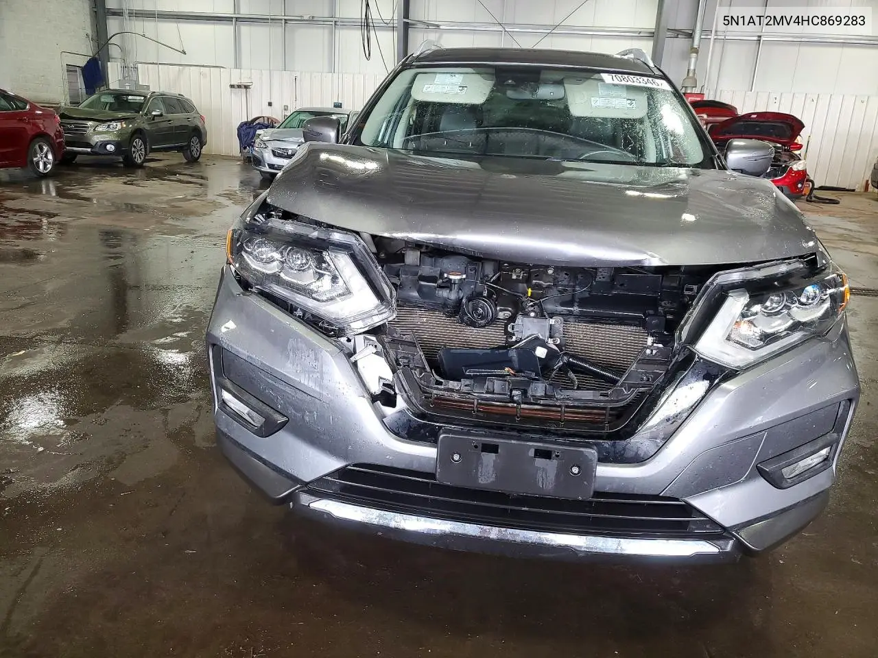 2017 NISSAN ROGUE VIN 5N1AT2MV4HC869283 — фото 5