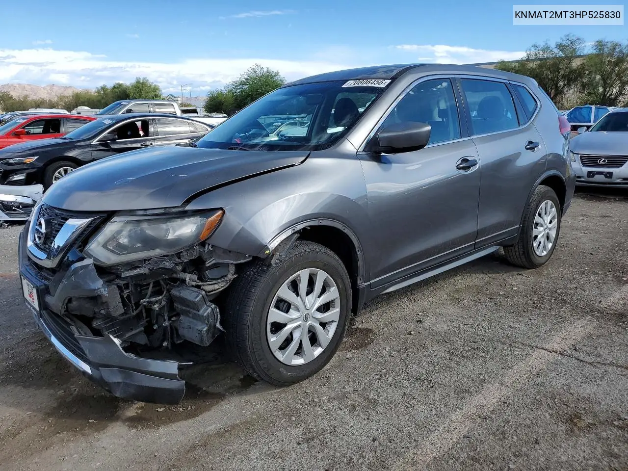 NISSAN ROGUE 2017, VIN KNMAT2MT3HP525830