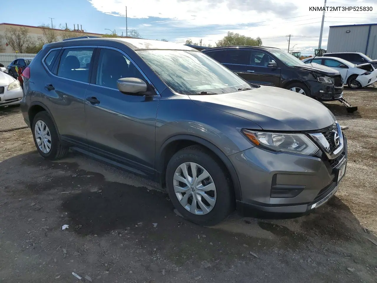 2017 NISSAN ROGUE VIN KNMAT2MT3HP525830 — фото 4