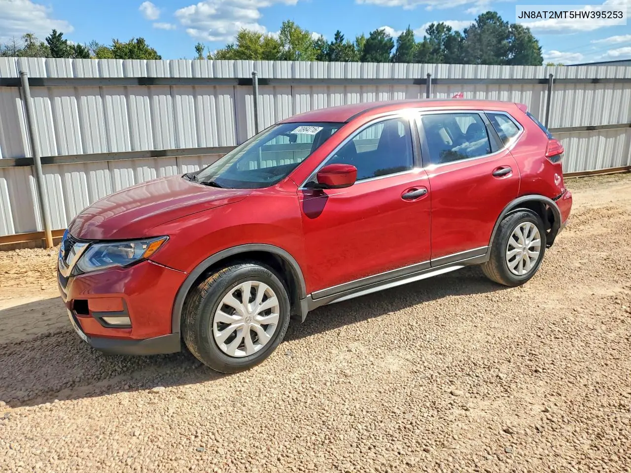 NISSAN ROGUE 2017, VIN JN8AT2MT5HW395253