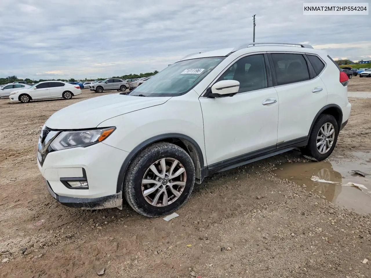 NISSAN ROGUE 2017, VIN KNMAT2MT2HP554204