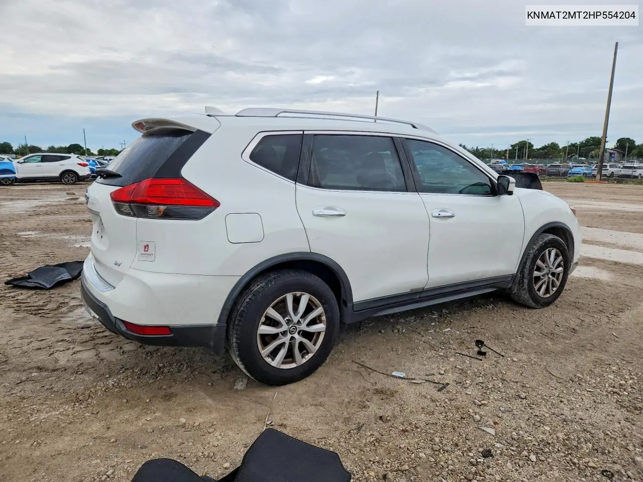2017 NISSAN ROGUE VIN KNMAT2MT2HP554204 — фото 3