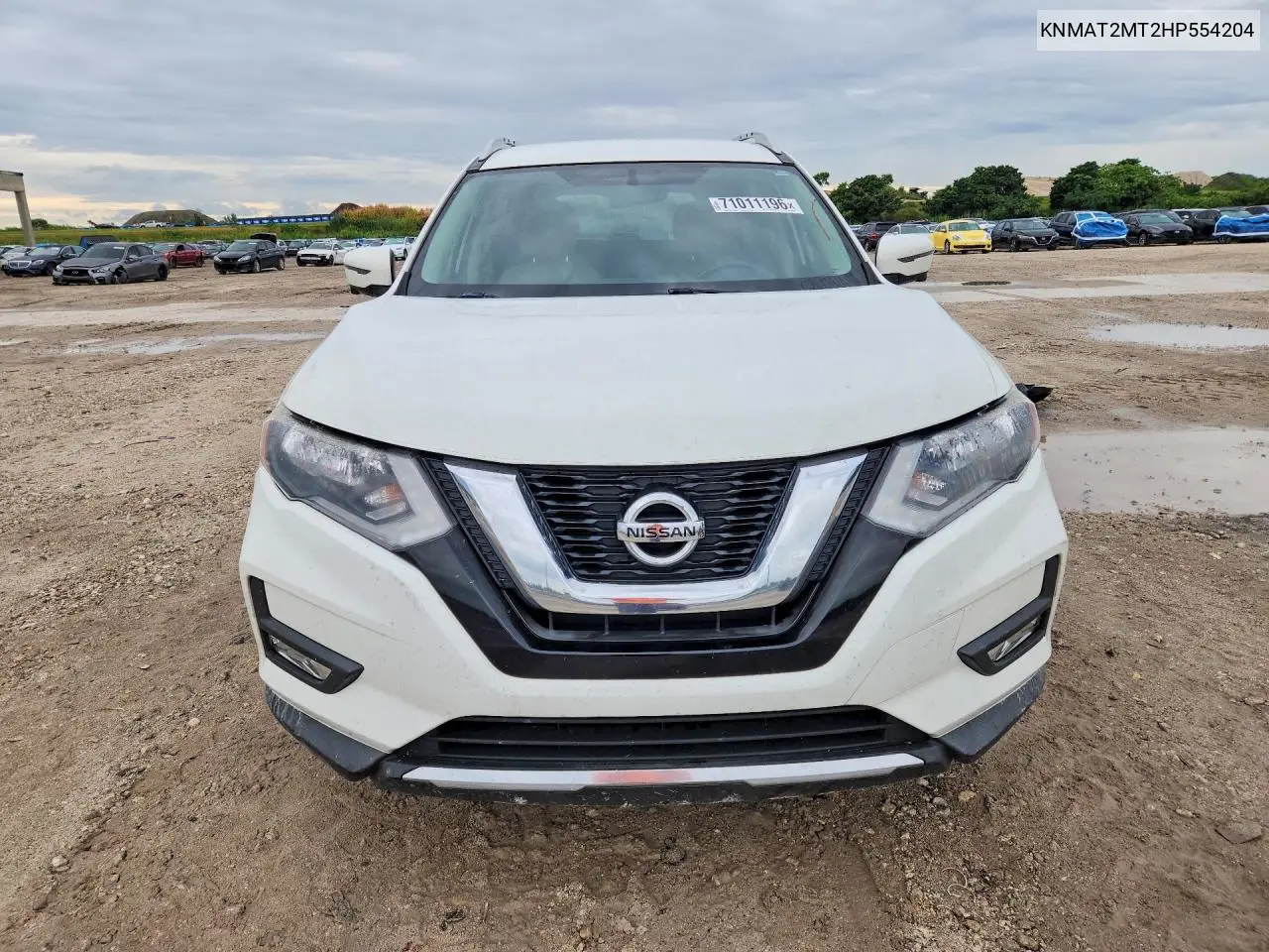 2017 NISSAN ROGUE VIN KNMAT2MT2HP554204 — фото 5