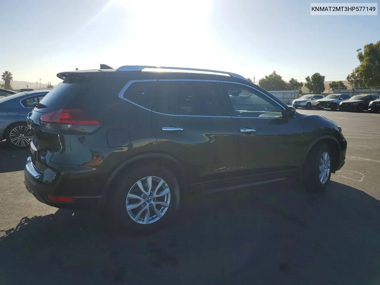 2017 NISSAN ROGUE VIN KNMAT2MT3HP577149 — фото 3