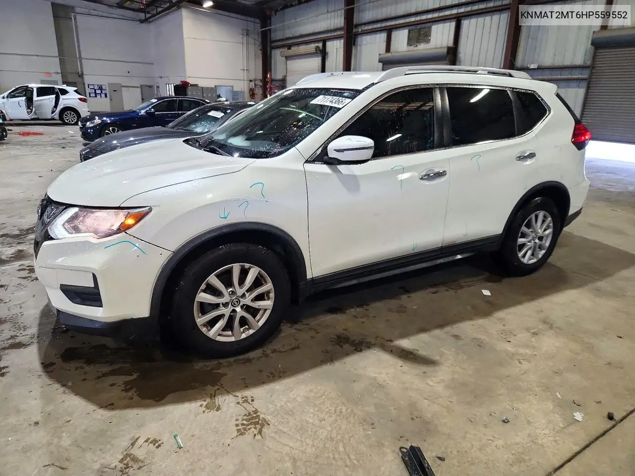 NISSAN ROGUE 2017, VIN KNMAT2MT6HP559552