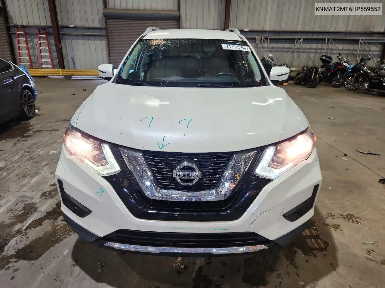 2017 NISSAN ROGUE VIN KNMAT2MT6HP559552 — фото 5