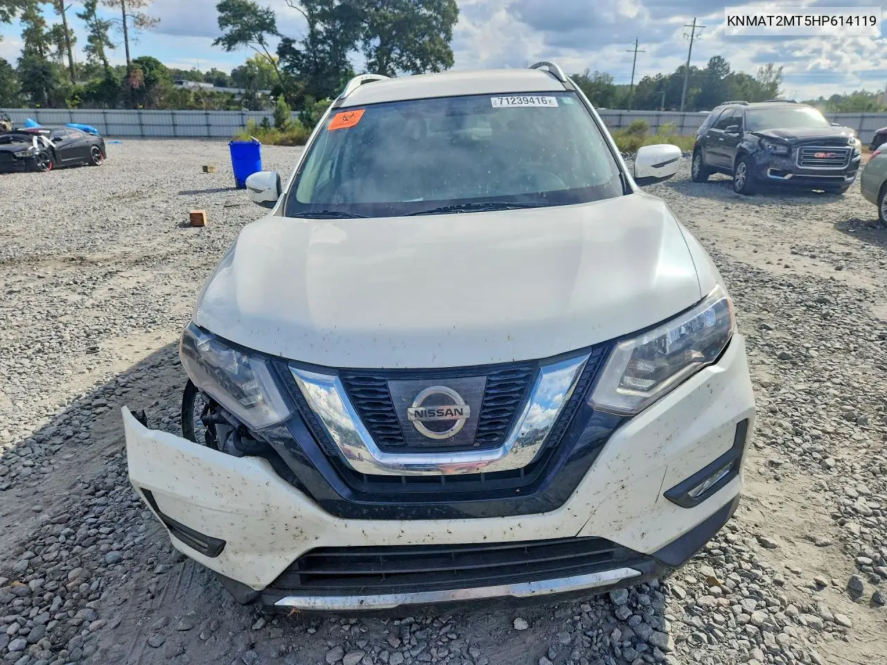2017 NISSAN ROGUE VIN KNMAT2MT5HP614119 — фото 5