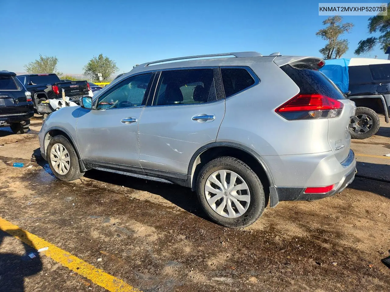 2017 NISSAN ROGUE VIN KNMAT2MVXHP520738 — фото 2