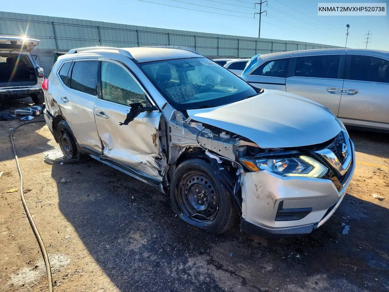 2017 NISSAN ROGUE VIN KNMAT2MVXHP520738 — фото 4