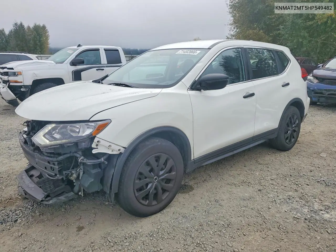 NISSAN ROGUE 2017, VIN KNMAT2MT5HP549482