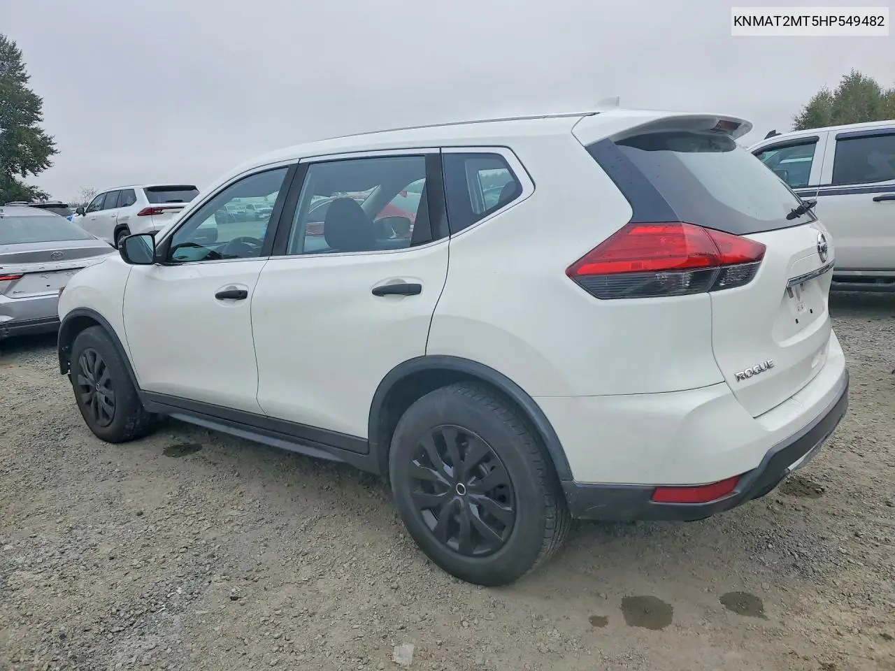 2017 NISSAN ROGUE VIN KNMAT2MT5HP549482 — фото 2