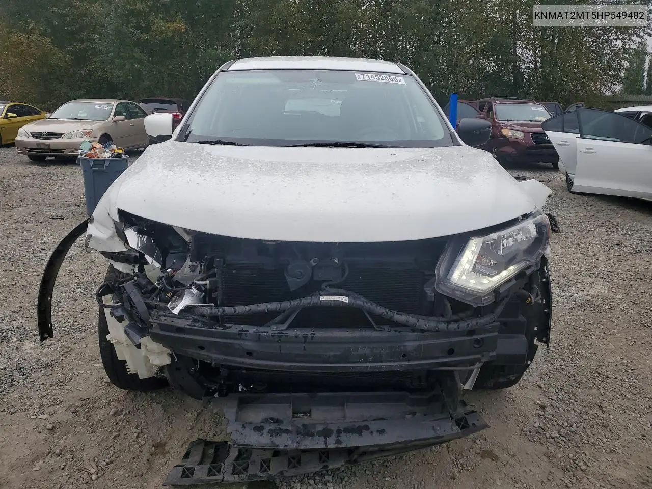 2017 NISSAN ROGUE VIN KNMAT2MT5HP549482 — фото 5