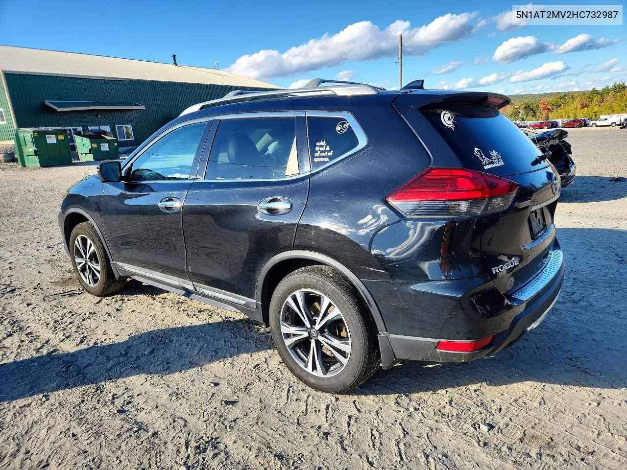 2017 NISSAN ROGUE VIN 5N1AT2MV2HC732987 — фото 2
