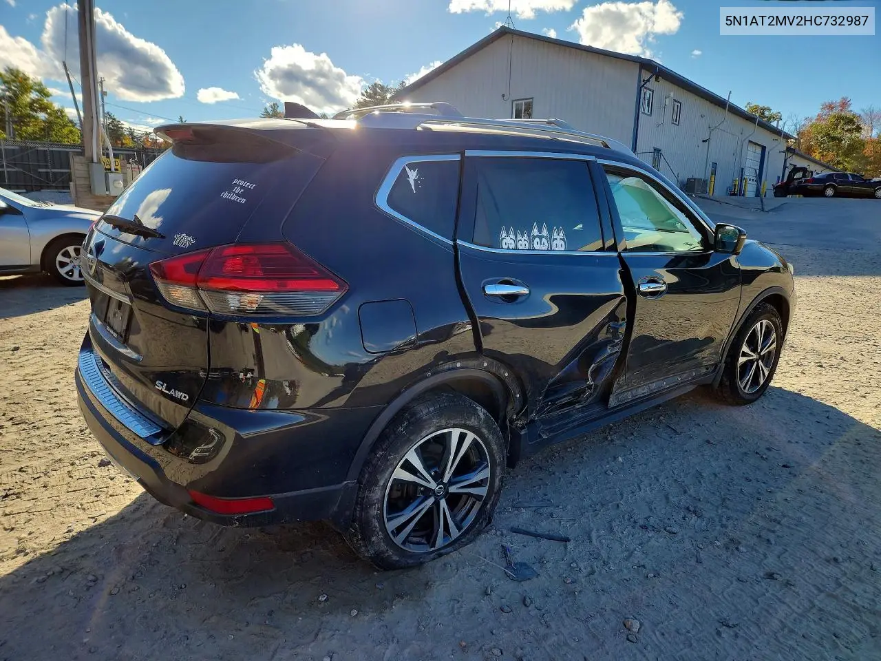 2017 NISSAN ROGUE VIN 5N1AT2MV2HC732987 — фото 3