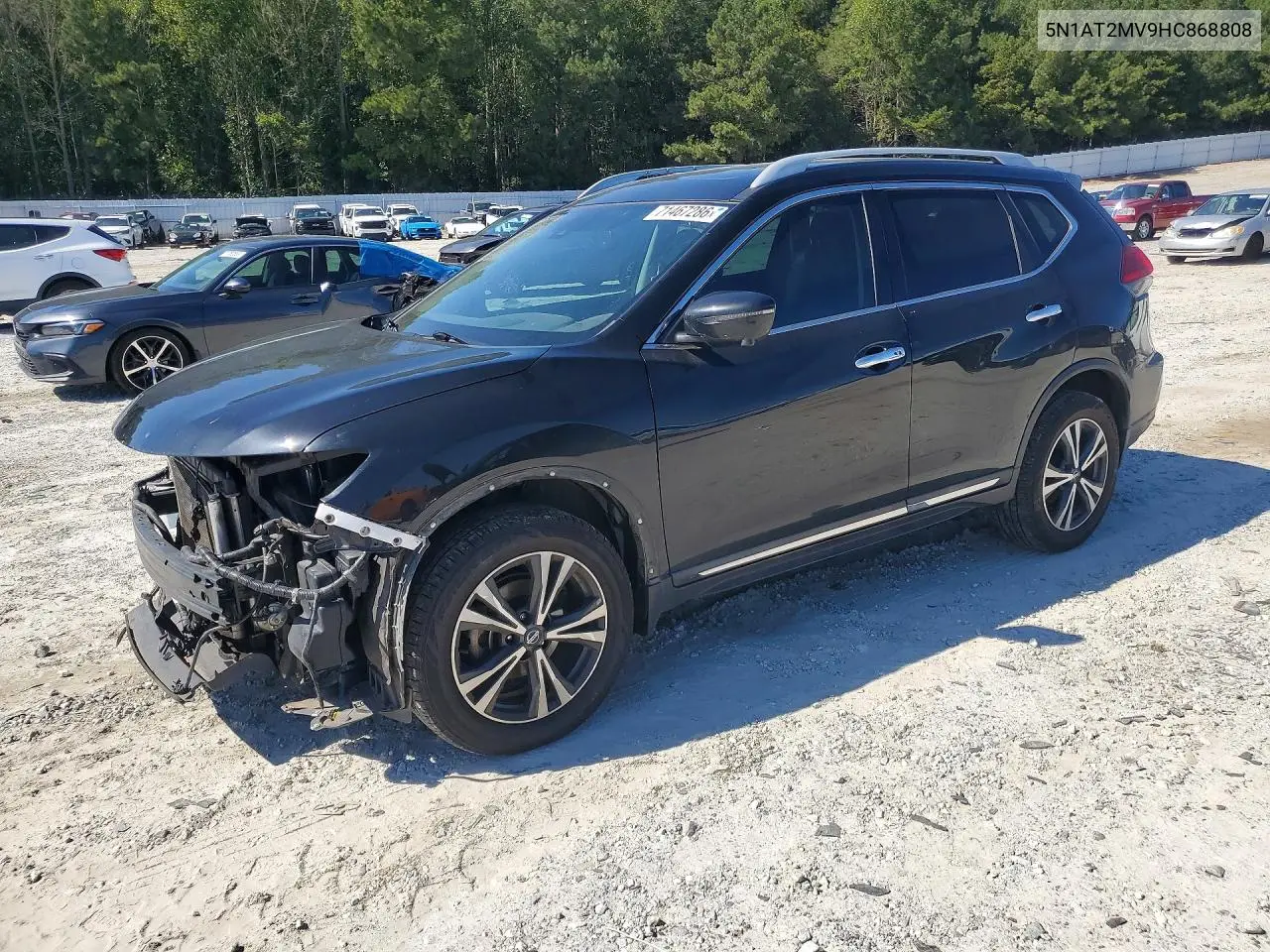 NISSAN ROGUE 2017, VIN 5N1AT2MV9HC868808