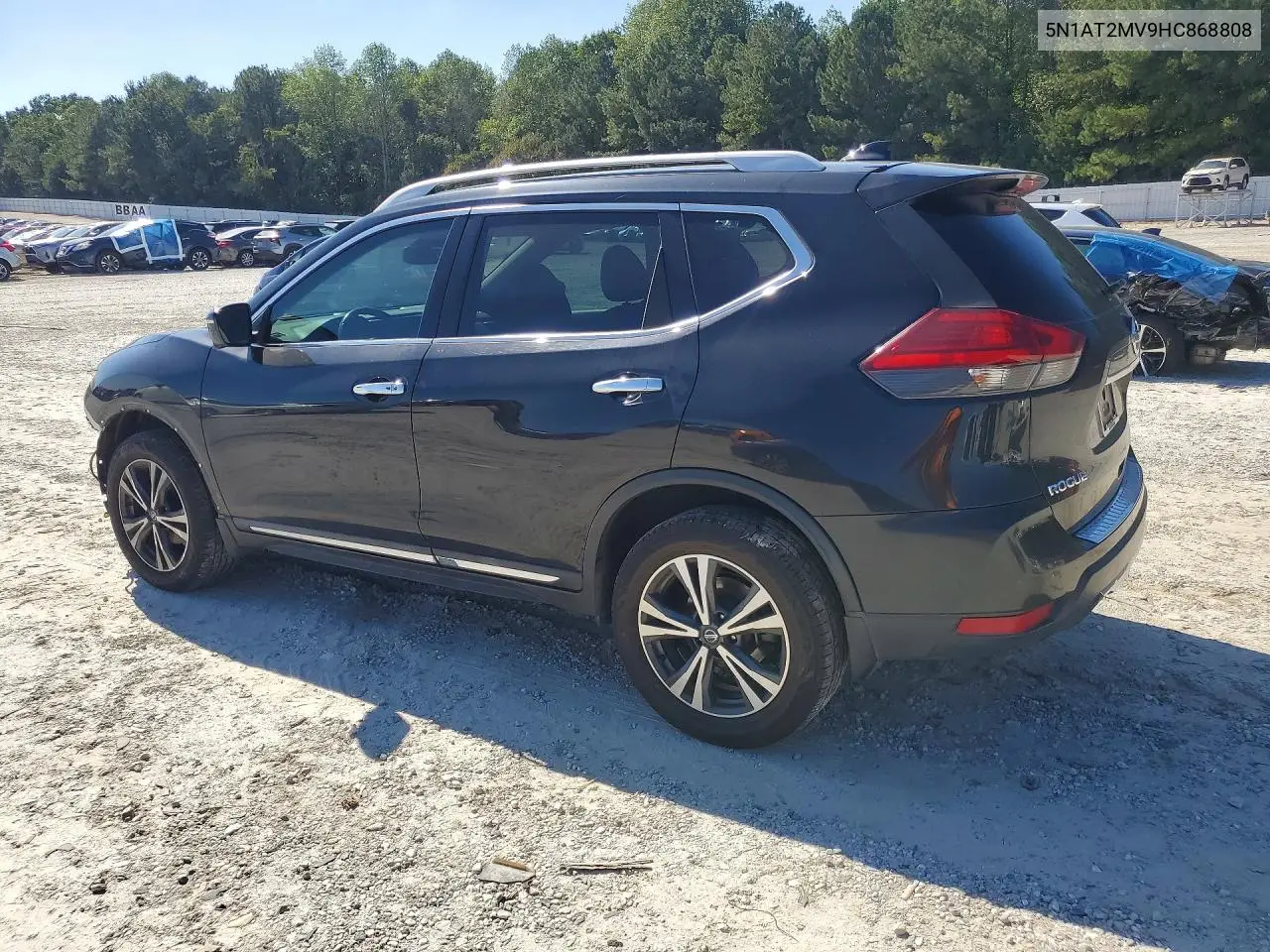 2017 NISSAN ROGUE VIN 5N1AT2MV9HC868808 — фото 2