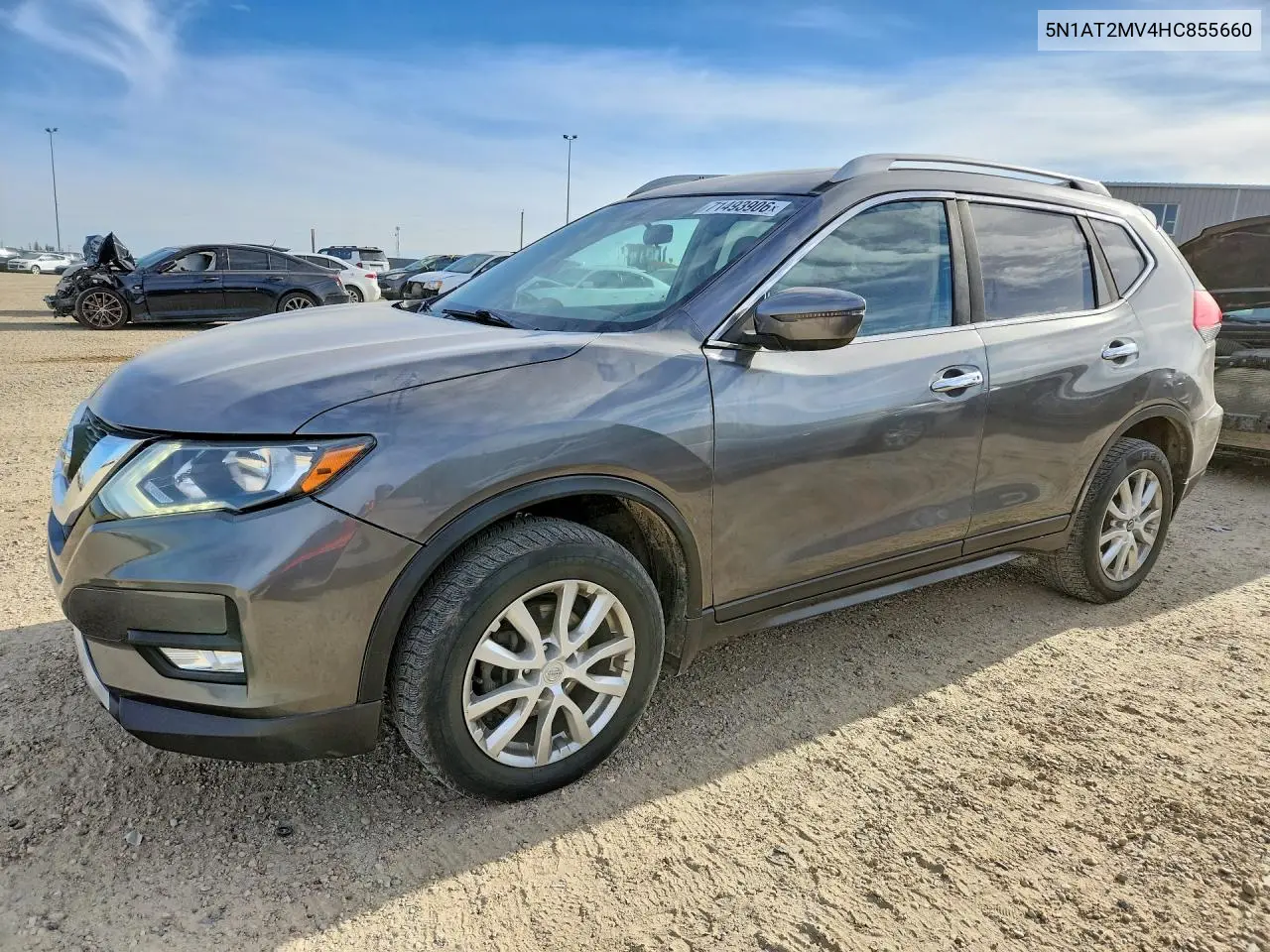 NISSAN ROGUE 2017, VIN 5N1AT2MV4HC855660