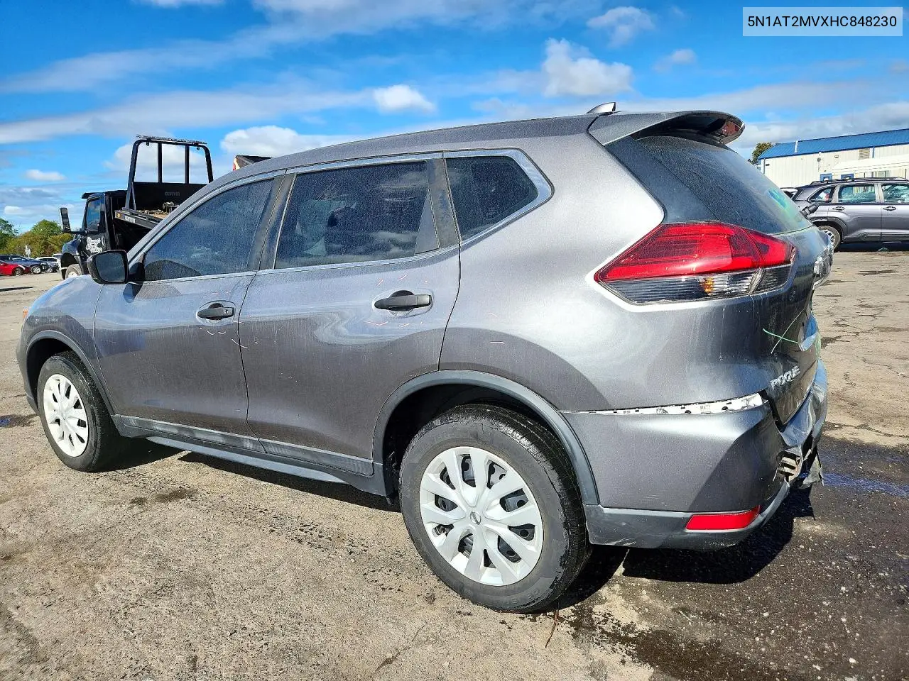 2017 NISSAN ROGUE VIN 5N1AT2MVXHC848230 — фото 2