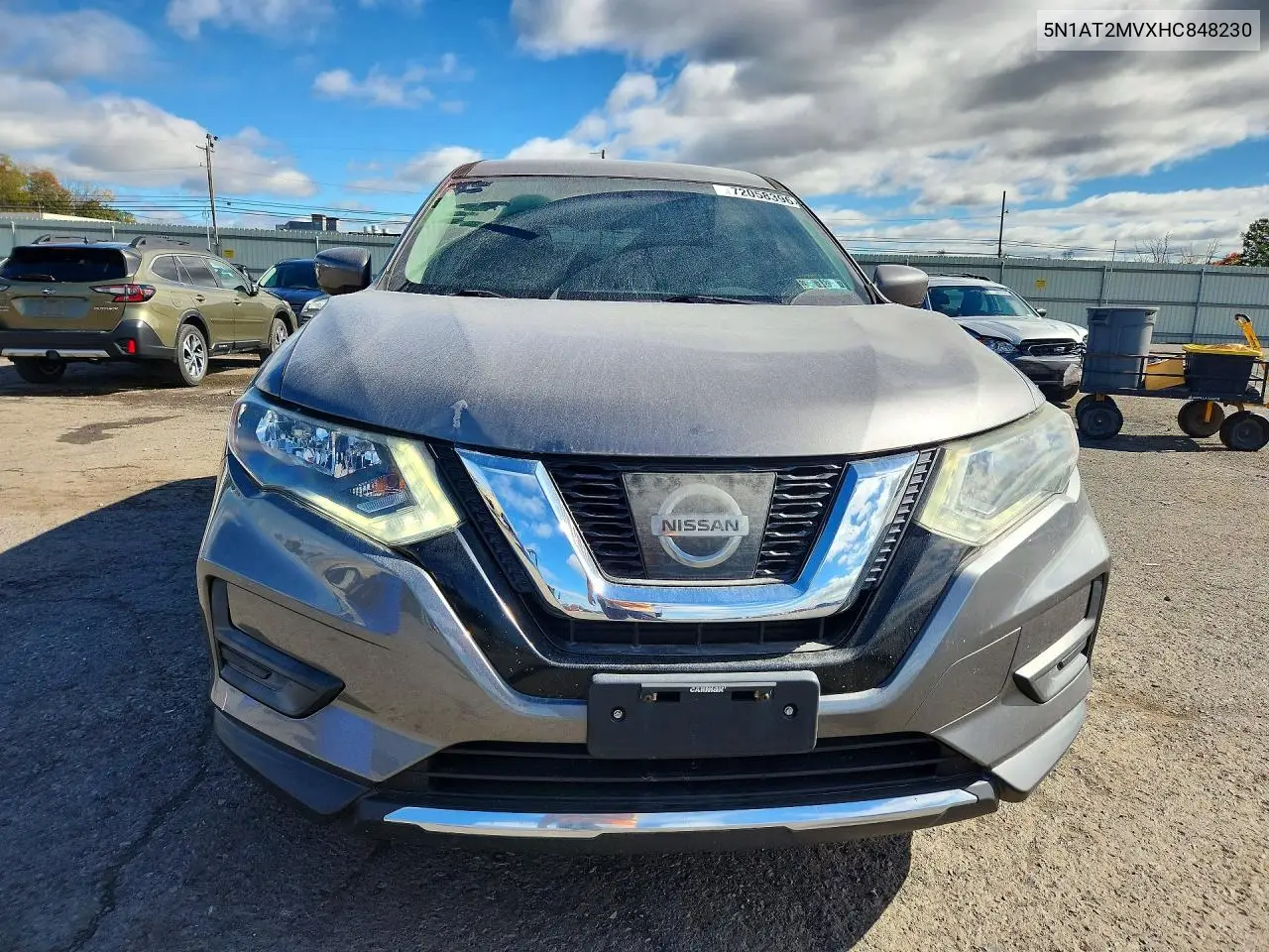 2017 NISSAN ROGUE VIN 5N1AT2MVXHC848230 — фото 5