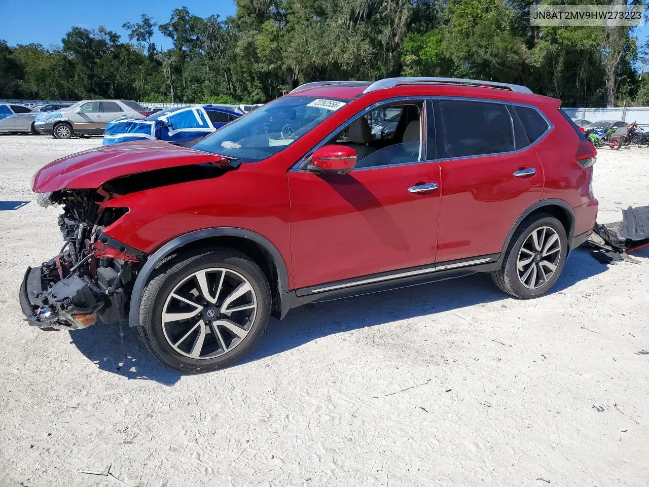 NISSAN ROGUE 2017, VIN JN8AT2MV9HW273223