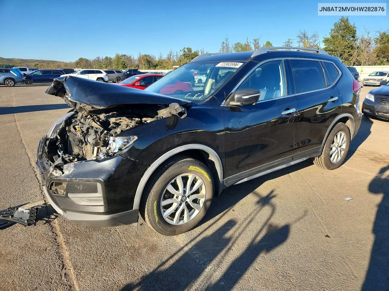 NISSAN ROGUE 2017, VIN JN8AT2MV0HW282876