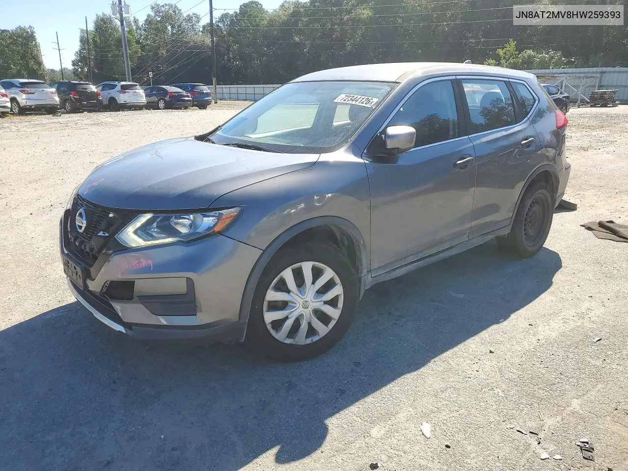 NISSAN ROGUE 2017, VIN JN8AT2MV8HW259393
